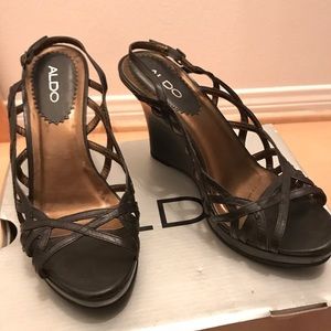 Aldo platform  sandal heels